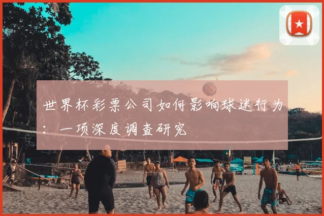 世界杯彩票公司如何影响球迷行为：一项深度调查研究